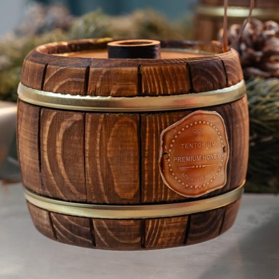 Мёд натуральный Липовый 450г (бочонок)