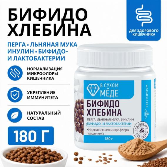 Бифидохлебина на сухом мёде