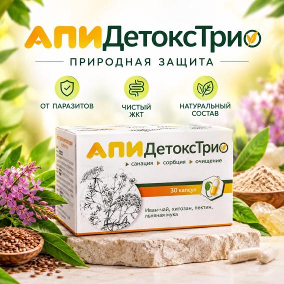 Концентрат «АпиДетокс» Трио (30 капс)